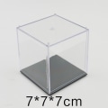Miniatyrbild 3 av 3: Akryl plast displayfodral låda genomskinlig dammtät skydd för modeller