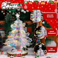 Miniatyrbild 2 av 5: Pop Up Julgran, 7,87 tum Liten Julgran 3D Pop Up C