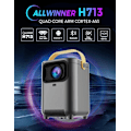 Pikkukuva 2 / 6: 4k-projektori, jossa 260 ANSI 8000L, tukee 2,4 GHz:n WiFiä ja Bluetooth 5.0:aa