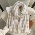 Miniatyrbillede 5 af 5: Pigernes vinter plaid vinter fortykket tørklæde og sjal dobbelt brug
