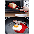 Miniatyrbillede 3 af 4: 2 i 1 Smart køkkenspade og tang, non-stick, varmebestandig rustfrit stål