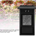 Miniatyrbild 3 av 5: Digital termometer för utomhus inomhus, utomhus väggtermometer