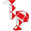 Miniatyrbild 1 av 5: 24 delar Fidget Cube Speed Cube Twist Puzzle Leksaker Magisk Linjal Fidget Leksaker Hjärngympa Pedagogiska Leksaker för Barn（A）