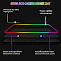 Miniatyrbillede 4 af 5: Gaming Mousepad Rgb Mousepad 800x300mm Stor Gaming Mousepad Med 14 Belysning