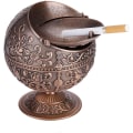 Miniatyrbild 1 av 5: Utomhus askkopp - Askkopp med lock för utomhus inomhus hem, metall