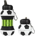 500ML/17oz hopfällbar barnvattenflaska med karbinhake Sport Tra