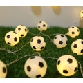 Miniatyrbillede 3 af 5: Nye kreative fodbold LED-lyskæder bar VM-tema fodbold dekorative lys batterikasse modelleringslys 6 meter 40 lys batterimodeller
