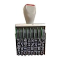 Miniatyrbillede 1 af 5: Nummerstempel Datostempel Justerbart Forretningsstempel Plastnummerstempel 0-9 Nummereringsstempel Style E