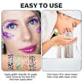 Miniatyrbild 5 av 5: 4 Lådor Holografiska Nagelpaljetter Former Blandade Nagelglitter Manikyrdekorationer Glitterset för Nagelkonst Hantverk Smink Set of 5