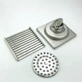 Miniatyrbillede 5 af 5: (Størrelse: 10cm x 10cm) Lugtfri afløbsdæksel til badeværelsesgulv,