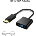 Miniatyrbild 2 av 5: 1080P(Svart) DP till VGA-adapter, guldpläterad DisplayPort till VGA-koppling