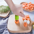 Miniatyrbilde 4 av 5: 9 stk. Grønn rustfritt stål frukt blomst grønnsakskutter kake C