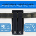 Miniatyrbild 8 av 8: Mobiltelefon bältesväska - bältes mobiltelefon väska universell svart, ma