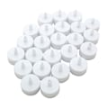 Miniatyrbillede 2 af 4: LED Lys Stearinlys LED Teelys Flammeløse Lys Batteridrevet Lampe Julepynt (Hvid)