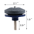 Miniatyrbilde 2 av 5: 4-pakks gressklipperbladssliper for elektrisk drill