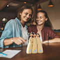 Miniatyrbild 3 av 5: Figurer, skulpterade handmålade vänskapspresenter för vänner Ter, skyddsängelstaty som inspirerande presenter sympatipresenter för kvinnor (3) B
