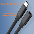 Miniatyrbillede 2 af 5: 2 stk. 3,2ft USB C forlængerkabel