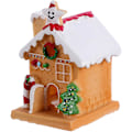 Miniatyrbild 1 av 5: Jul Pepparkakshus Trä Led Lysande Julby