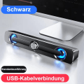 Miniatyrbilde 1 av 6: USB-kablet kraftig datamaskin-høyttaler Bluetooth-høyttaler (Surround S
