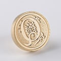 Miniatyrbilde 1 av 5: Elite Brass Retro Alphabet Initials Voksforseglingsstempel 26 Bokstaver A-z Voksforseglingsstempel For Postdekorasjon DIY Kortlaging (Q)