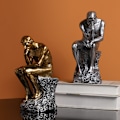 Miniatyrbild 2 av 5: Resin Thinker Staty Ornament Heminredning Tillbehör Simulat