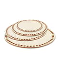 4 st runda träbaser för virkade korgar Diameter 10cm/15cm/20cm/25cm Cirkulär träbas Träkorgbotten