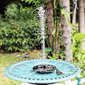 Miniatyrbillede 2 af 5: Solcelledrevet springvand, 1,4w solcelledrevet springvandspumpe til fuglebad, solcelledrevet pumpe til vandcirkulation og havevand