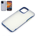 Miniatyrbillede 3 af 5: 2 stk. Mobiltelefon Shell Case Frostet Transparent Anti-fald Stødsikkert Telefoncover til IOS 11 Profor IOS 11 Pro