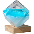 Miniatyrbild 1 av 5: Väderprognos Stormglas Glas Kub Form Glas Väder Stat