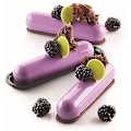 Miniatyrbillede 3 af 5: 8 Hulrums DIY Silikoneform Lange Strimler Eclair Cookies Form Bageform Til Fingerkiks Chokolade Cracker Bar Stick