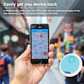 Pikkukuva 2 / 5: Musta 4 kpl:n sarja Mini Gps Tracker Pyöreä Piilotettu Pieni Kannettava Ulko