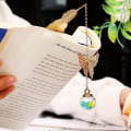 Miniatyrbillede 4 af 5: Metal Fjer Bogmærke Fødselsdag Gave Kvinder Lærere & Mors Dag Sommerfugl Bogmærke Til Bogelsker Bibliotekar Læsere（M）