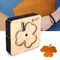 Miniatyrbild 4 av 4: 1 stansverktyg i läder, DIY-stansform för stansning av hål i läder