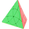 Miniatyrbilde 1 av 5: Petal Pyraminx Speed ??Cube Pyramid 3X3 Klistremerkeløs Puslespillkube T
