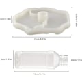 Miniatyrbillede 4 af 6: Reptil Vanddispenser, Skildpadde Vandautomat, Skildpadde Skål Feeder 2-i-1 Anti-spild Foderdispenser Plastik Skål Tilbehør - Belysning