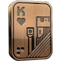 Miniatyrbillede 2 af 5: Fidgety Metal Poker Dekompression Slide Voksen Skrivebord Dekompression