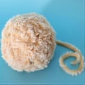 Miniatyrbillede 4 af 5: DIY Polyester Chunky til Strikning Roving Hækling 32 Meter/Nøgle Beige Beige
