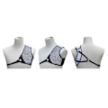 Miniatyrbillede 4 af 5: Bueskydning Brystbeskytter - Rh 3d Mesh Designet（L Hvid）
