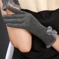 Miniatyrbillede 5 af 5: Kvinder Handsker Sød Sød Elastisk Vinter Varme Touch Screen Handsker Gl