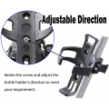 Miniatyrbilde 3 av 5: Justerbar flaskeholder, for landeveissykler/terrengsykler, aluminium 360° ro
