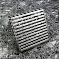 Miniatyrbillede 3 af 5: (Størrelse: 10cm x 10cm) Lugtfri afløbsdæksel til badeværelsesgulv,