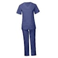 Miniatyrbild 5 av 5: Scrubs-set för dam, sjuksköterske-scrubs, bekväma arbetskläder för kvinnor, scrubs-topp och byxor, vårduniformer, scrubs för SPA-verksamhet (M) M