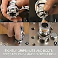 Miniatyrbillede 4 af 5: Universal justerbar topnøgle adaptiv multifunktionsdrev topnøgle adaptiv all-fitting multi boremaskine tilbehør universal topnøgle muffe Pow