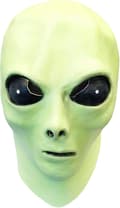 Glødende Alien Maske med Nøglering Grøn Alien Foldbar Legetøj