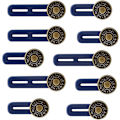Miniatyrbild 1 av 5: 10-pack Byxeknappsförlängare, Elastisk Knappsförlängare, Justerbar