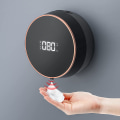 Miniatyrbillede 6 af 6: Mobil mousse vaskemaskine væg sæbedispenser infrarød induktion automatisk sæbedispenser genopladelig usb