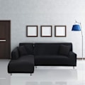 Miniatyrbillede 2 af 5: Sofaovertræk Elastisk Spandex Stretch Sofaovertræk til L-formet Sofa