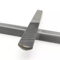 Miniatyrbillede 5 af 6: 1 halvrund kulstofstål flad rasp til formning af træ, læder, plast, metal, træskærerfiler til tømrerreparation 8 tommer