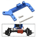 Pikkukuva 4 / 5: CNC Alumiininen Servokiinnike RC Auton Varaosa Korkean Suorituskyvyn Kevyt RC Auton Osa 1/10 RC Crawler Autolle TRX 4 (Sininen)