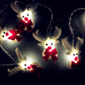 Miniatyrbilde 2 av 4: Elg LED-lyssnor Fe-strenglys Julepynt Juledekorasjon